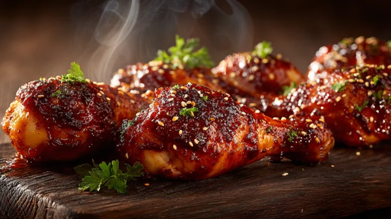 How to make BBQ chicken legs in oven - juicy caramelized drumsticks